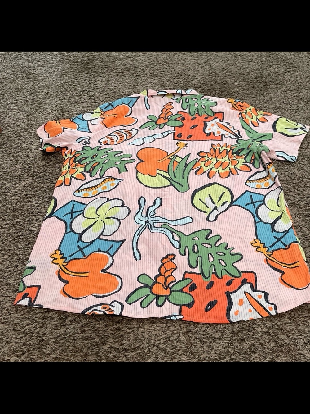 Roark bless up, multicolor, print button-down shirt men’s size XXL - Picture 2 of 3